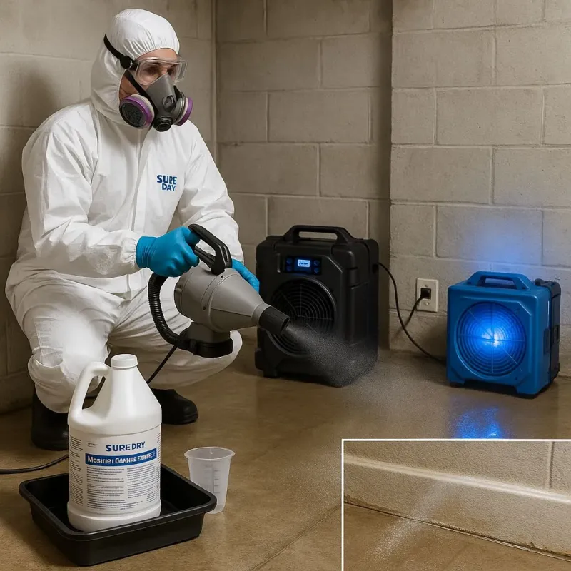 Sanitization and Odor Removal process in Camden County, NC